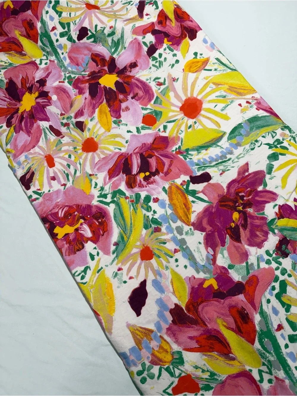 Opalhouse Pink Floral Comforter with Cream and Yellow Accents